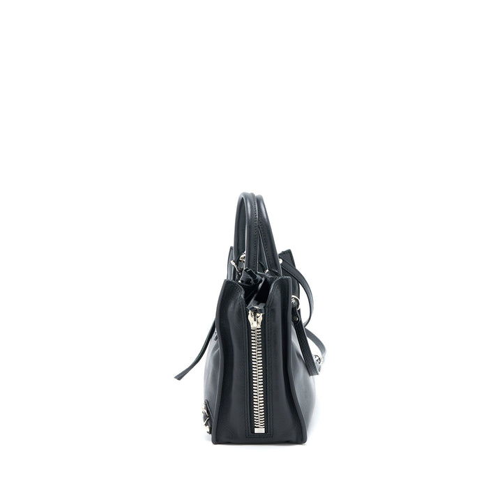 Top Quality Balenciaga Papier Mini Tote Bag Black SHW
