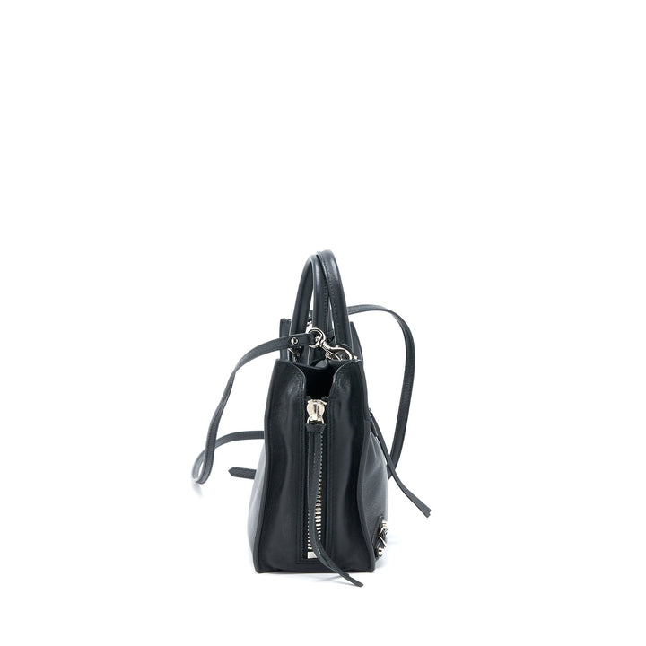 Top Quality Balenciaga Papier Mini Tote Bag Black SHW