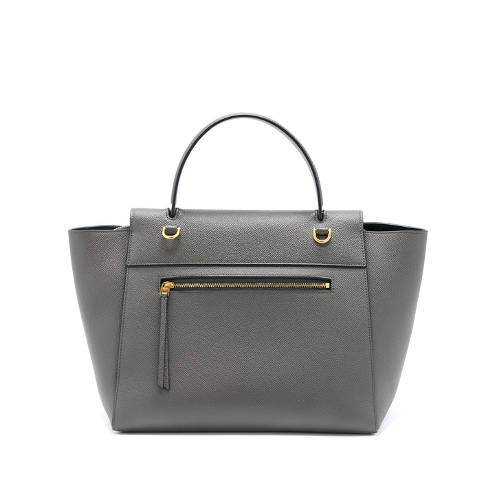 Celine Mini Belt Bag Grained Calfskin Grey