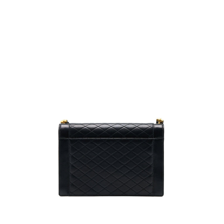 Saint Laurent/YSL Envelop Shoulder Bag Lambskin Black GHW