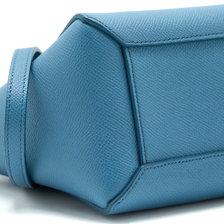 Celine Nano Belt Bag Grained Calfskin Blue