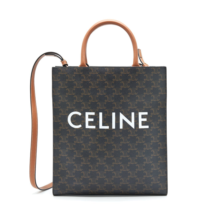 Top Quality Celine Small Vertical Cabas in Triomphe Canvas