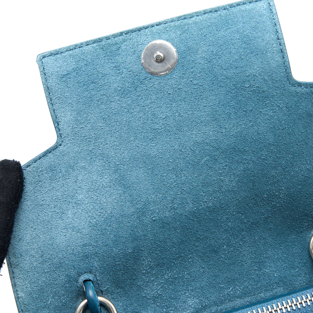 Celine Nano Belt Bag Grained Calfskin Blue