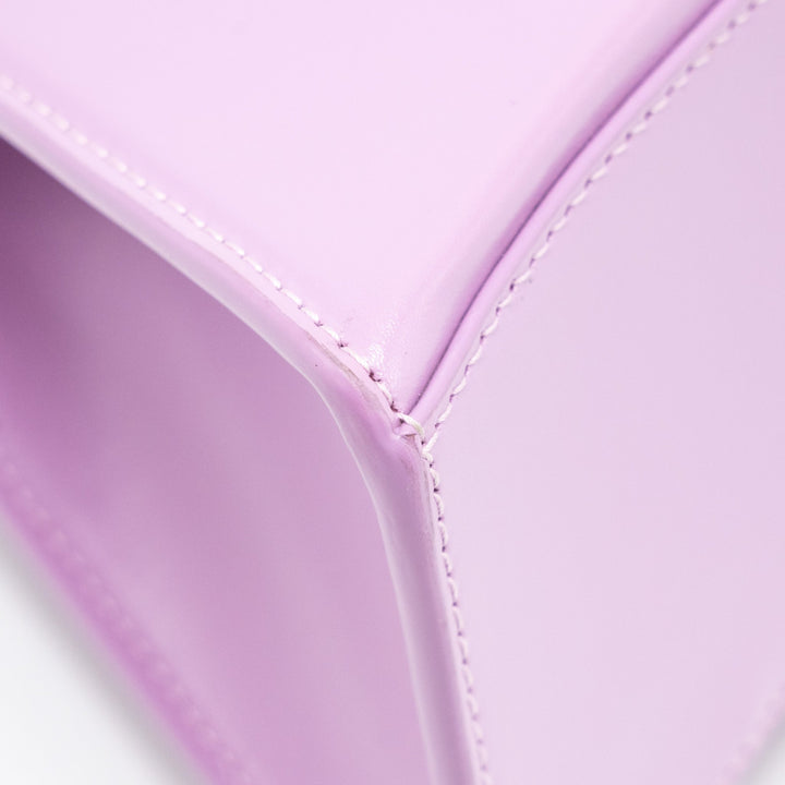 Top Quality Balenciaga Small Hourglass Bag Calfskin Light Purple SHW