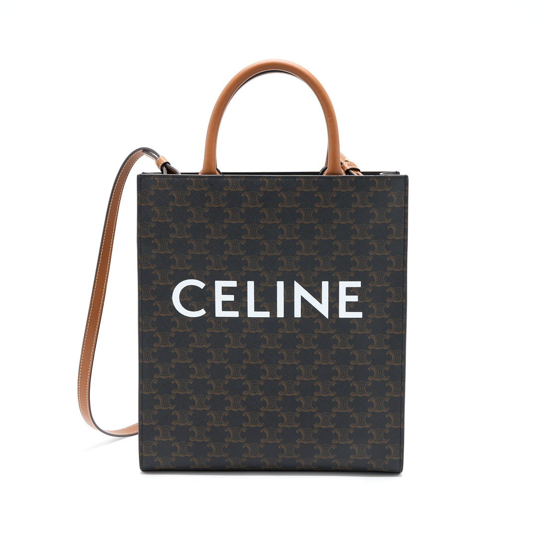 Top Quality Celine Vertical Cabas Triomphe Canvas