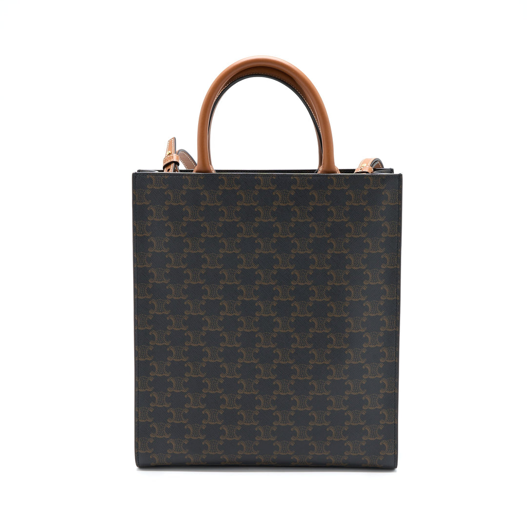 Top Quality Celine Vertical Cabas Triomphe Canvas