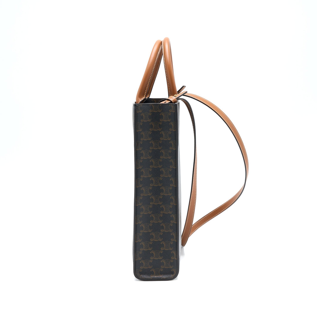 Top Quality Celine Vertical Cabas Triomphe Canvas