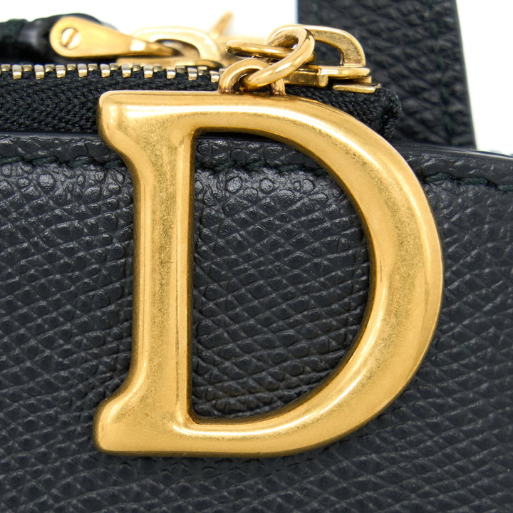Top quality Dior Saddle Trio Crossbody Pouch Calfskin Black