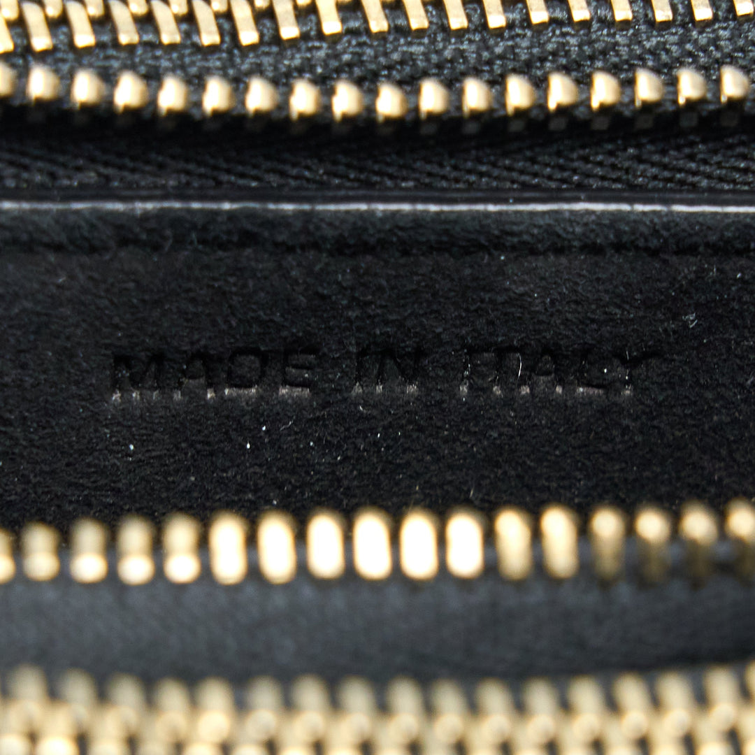 Top quality Dior Saddle Trio Crossbody Pouch Calfskin Black