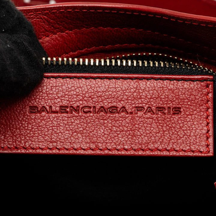 Top Quality Balenciaga city bag leather red LGHW