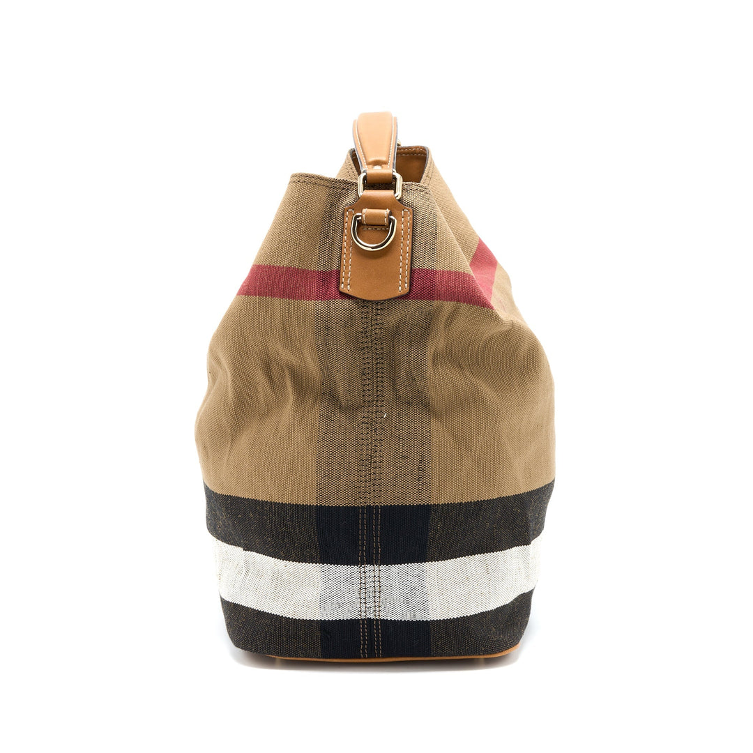 Burberry Bucket Bag Canvas Multicolour GHW