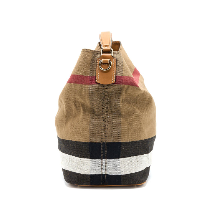 Burberry Bucket Bag Canvas Multicolour GHW