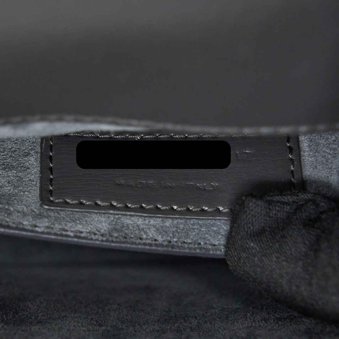 Saint Laurent Sunset Chain Bag Calfskin Dark Grey SHW