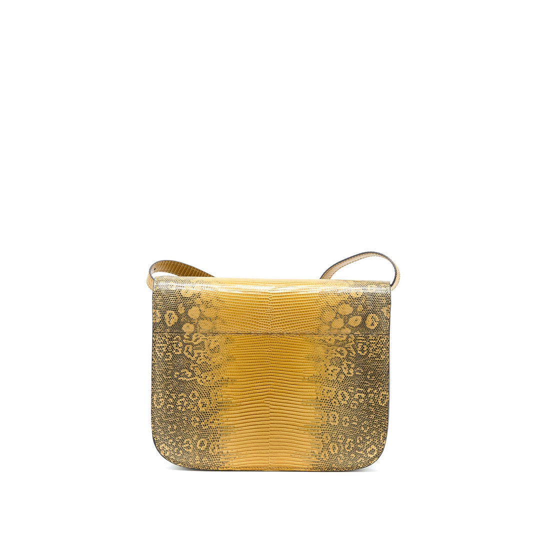 Celine Medium Box Lizard Natural Brushed
