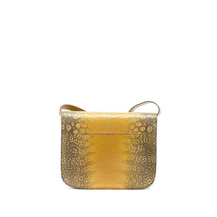 Celine Medium Box Lizard Natural Brushed