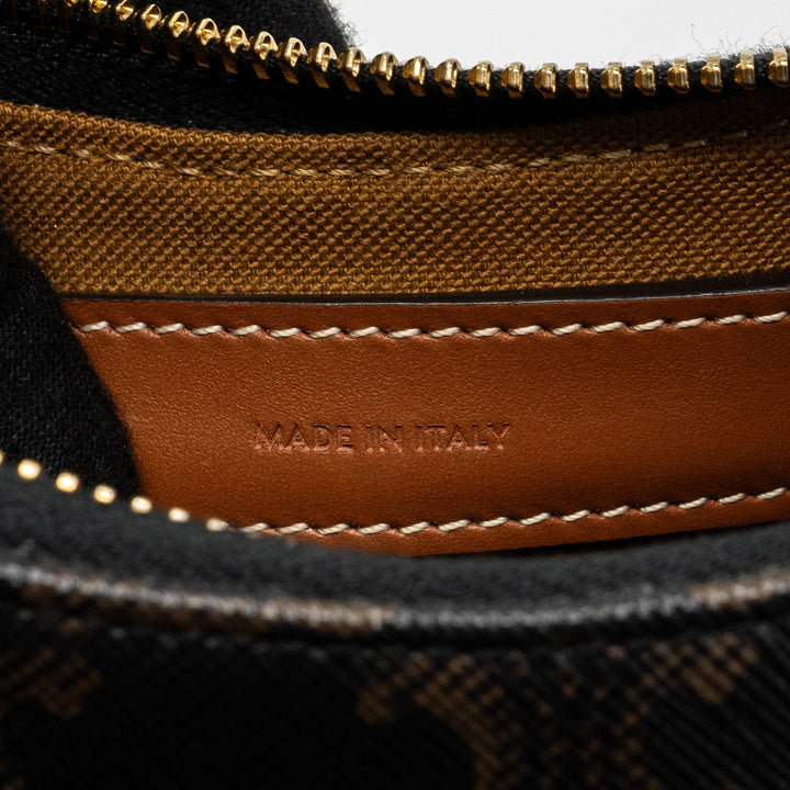 Celine AVA BAG IN TRIOMPHE CANVAS AND CALFSKIN TAN