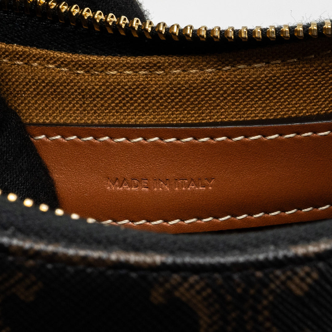 Top Quality Celine AVA BAG IN TRIOMPHE CANVAS AND CALFSKIN TAN