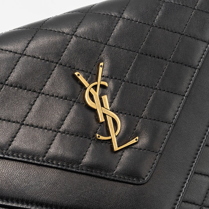 Saint laurent gaby satchel bag lambskin black GHW