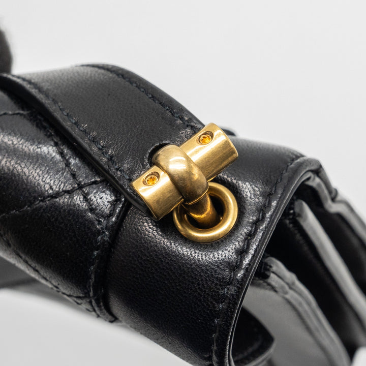 Saint laurent gaby satchel bag lambskin black GHW