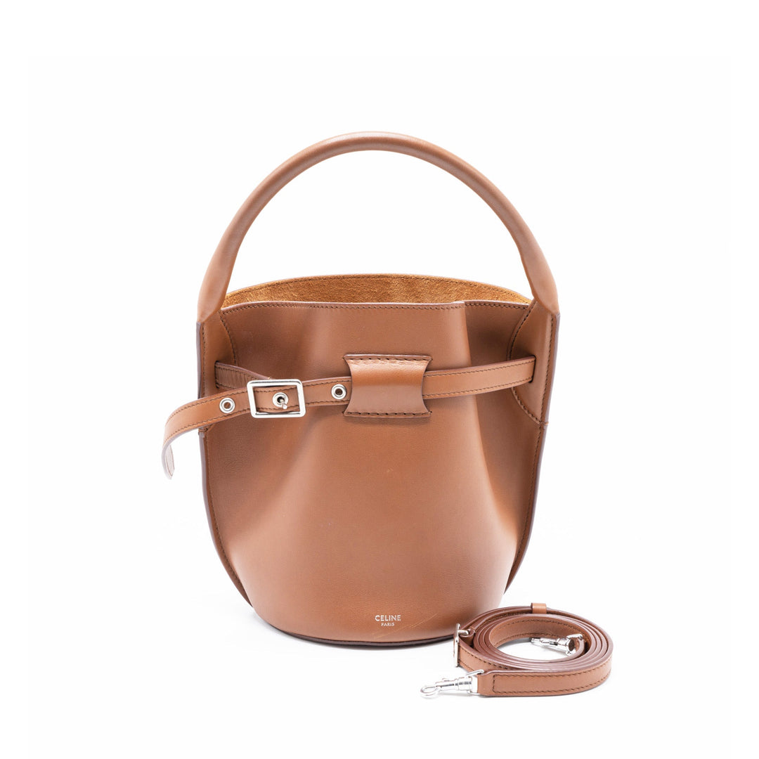Top Quality Celine Nano Bucket Bag Brown
