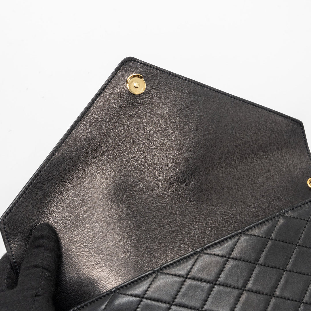 Saint laurent gaby satchel bag lambskin black GHW