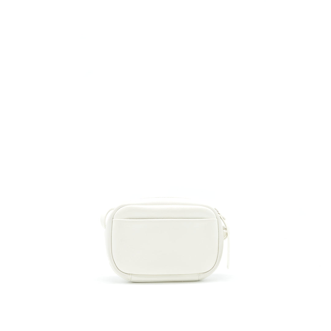 balenciaga Mini Camera Crossbody Bag White