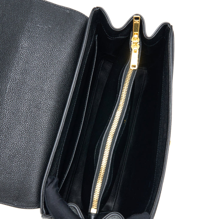 Celine 16 Bag Grained Calfskin Black