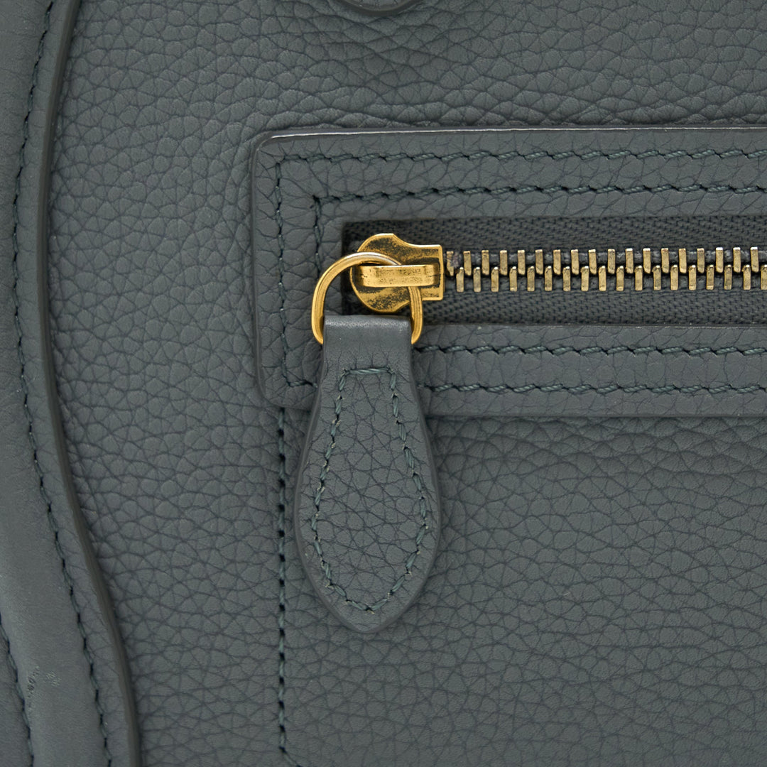 Celine Nano Luggage Bag Grey