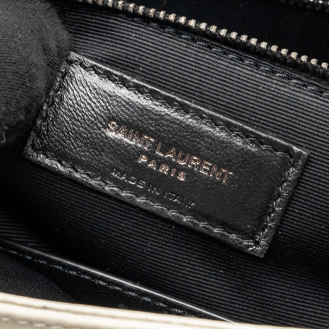 Saint laurent medium Niki calfskin blanc SHW