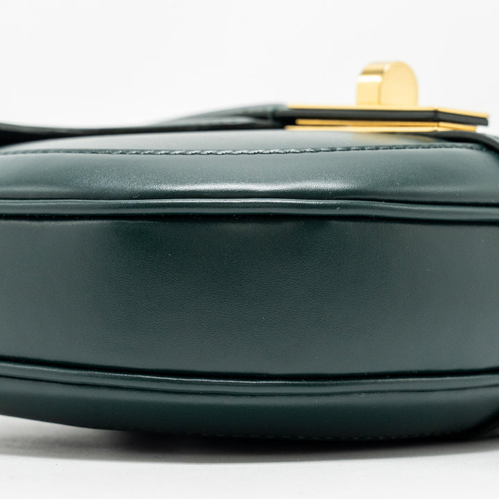 Celine Small Besace Bag Calfskin Dark Green