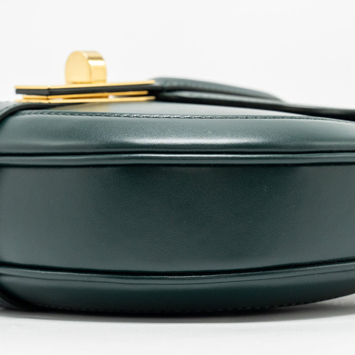 Celine Small Besace Bag Calfskin Dark Green