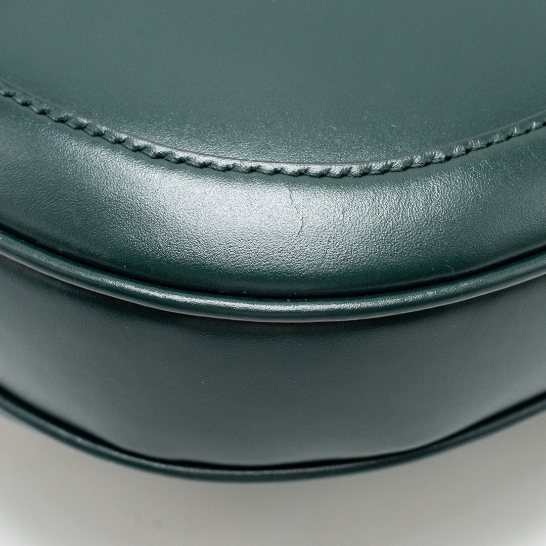 Celine Small Besace Bag Calfskin Dark Green