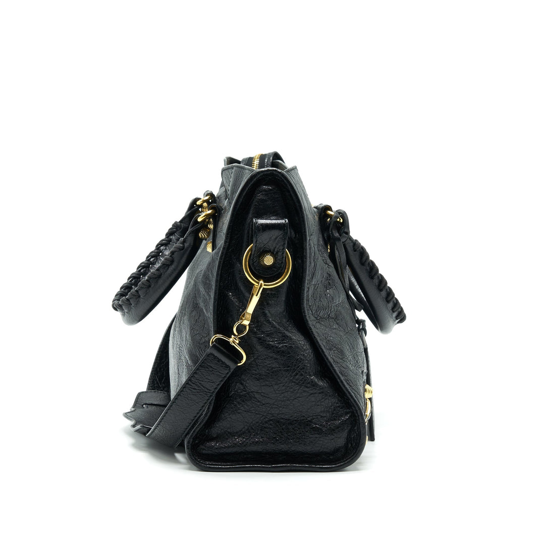 Top Quality Balenciaga GIANT CITY BAG BLACK