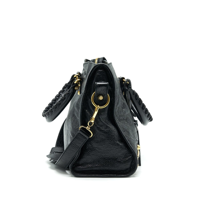 Top Quality Balenciaga GIANT CITY BAG BLACK