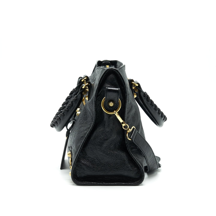 Top Quality Balenciaga GIANT CITY BAG BLACK