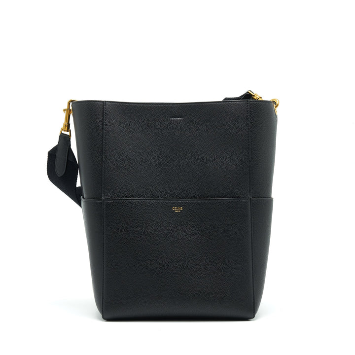 Top Quality Celine Sangle Bucket Bag Black With