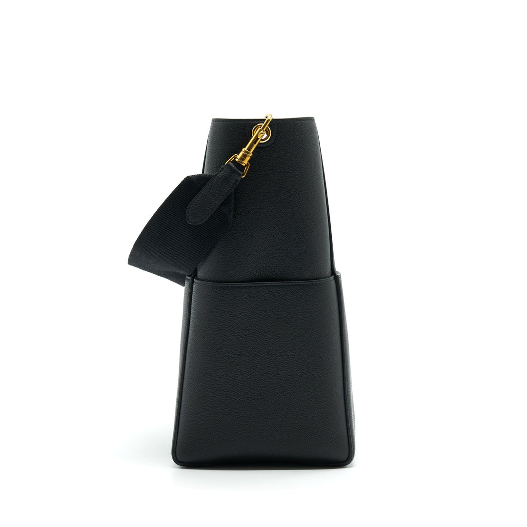 Top Quality Celine Sangle Bucket Bag Black With