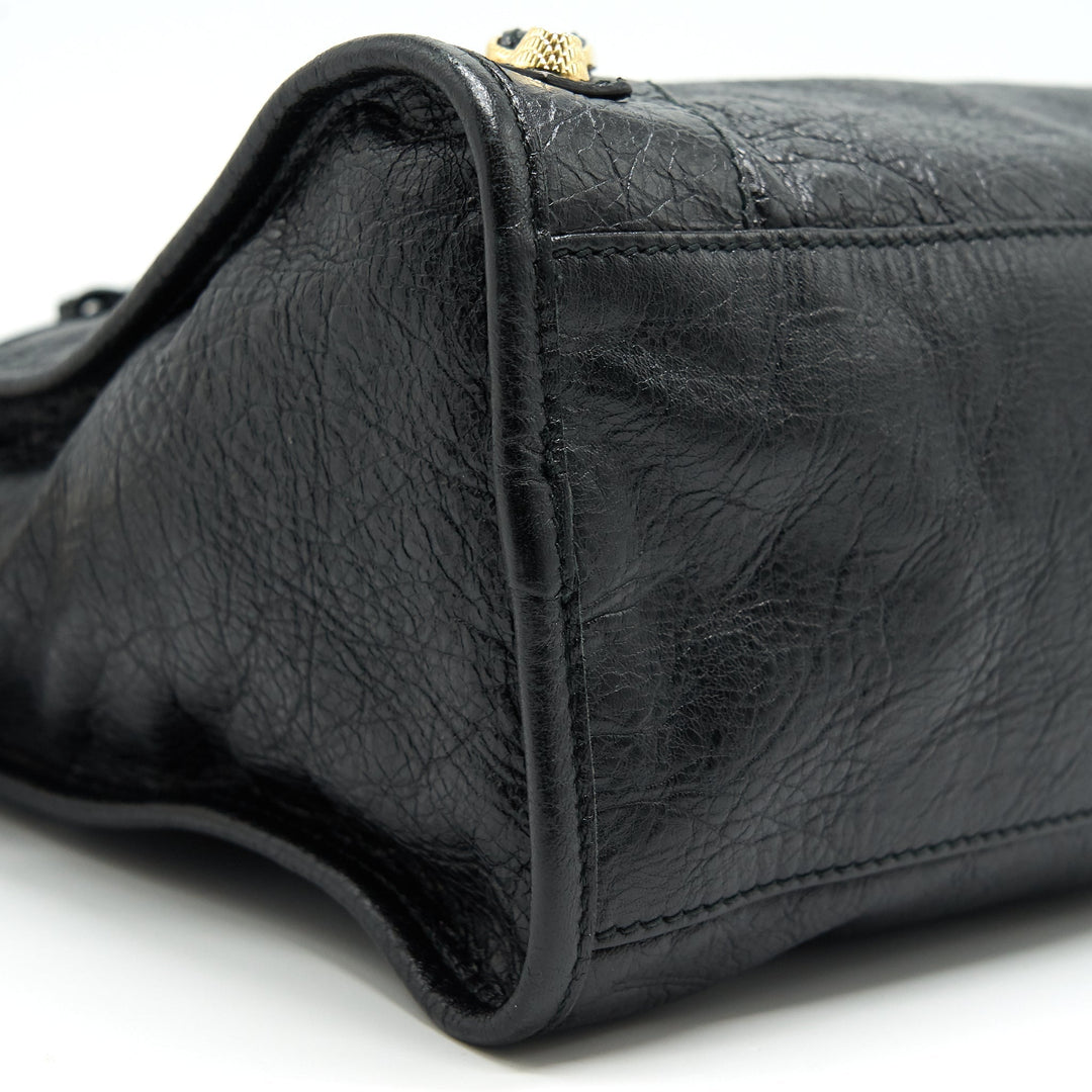 Top Quality Balenciaga GIANT CITY BAG BLACK