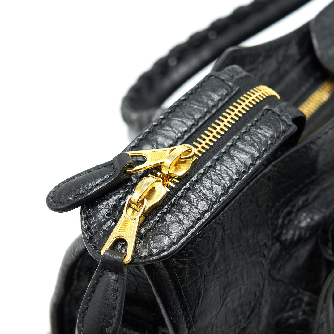 Top Quality Balenciaga GIANT CITY BAG BLACK