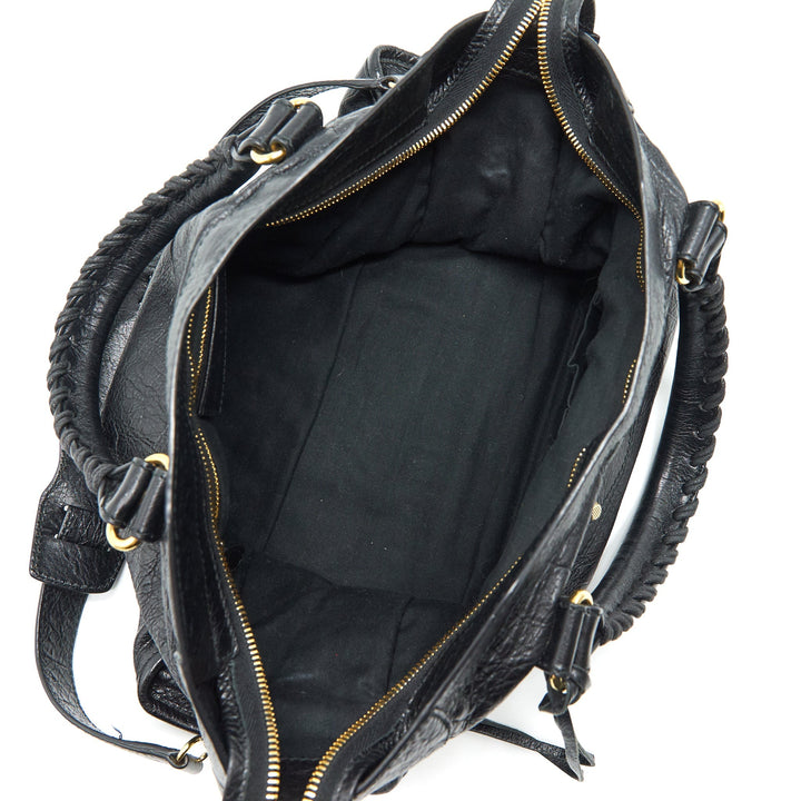 Top Quality Balenciaga GIANT CITY BAG BLACK