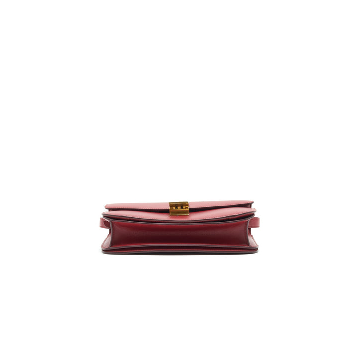 Celine MEDIUM CLASSIC BOX BAG CALFSKIN RED