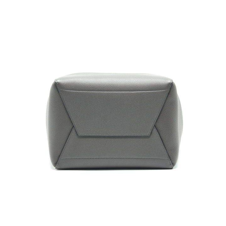 Celine SANGLE BUCKET BAG DARK GREY WITH BLACK STITCHING