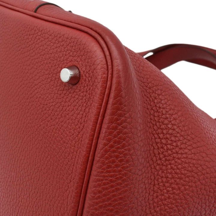 Top quality Hermes Picotin Lock 22 Taurillon Clemence Leather Hobo Bag Red