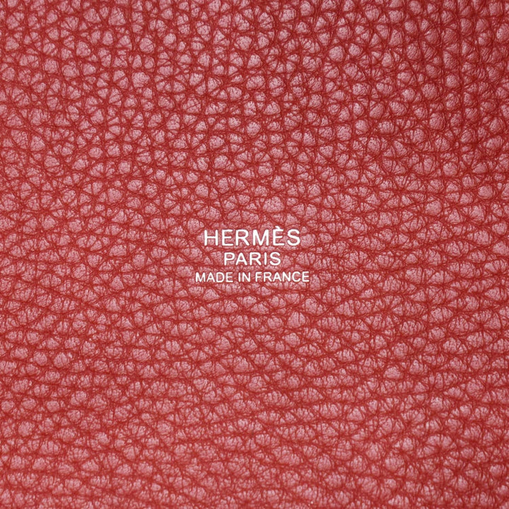 Top quality Hermes Picotin Lock 22 Taurillon Clemence Leather Hobo Bag Red