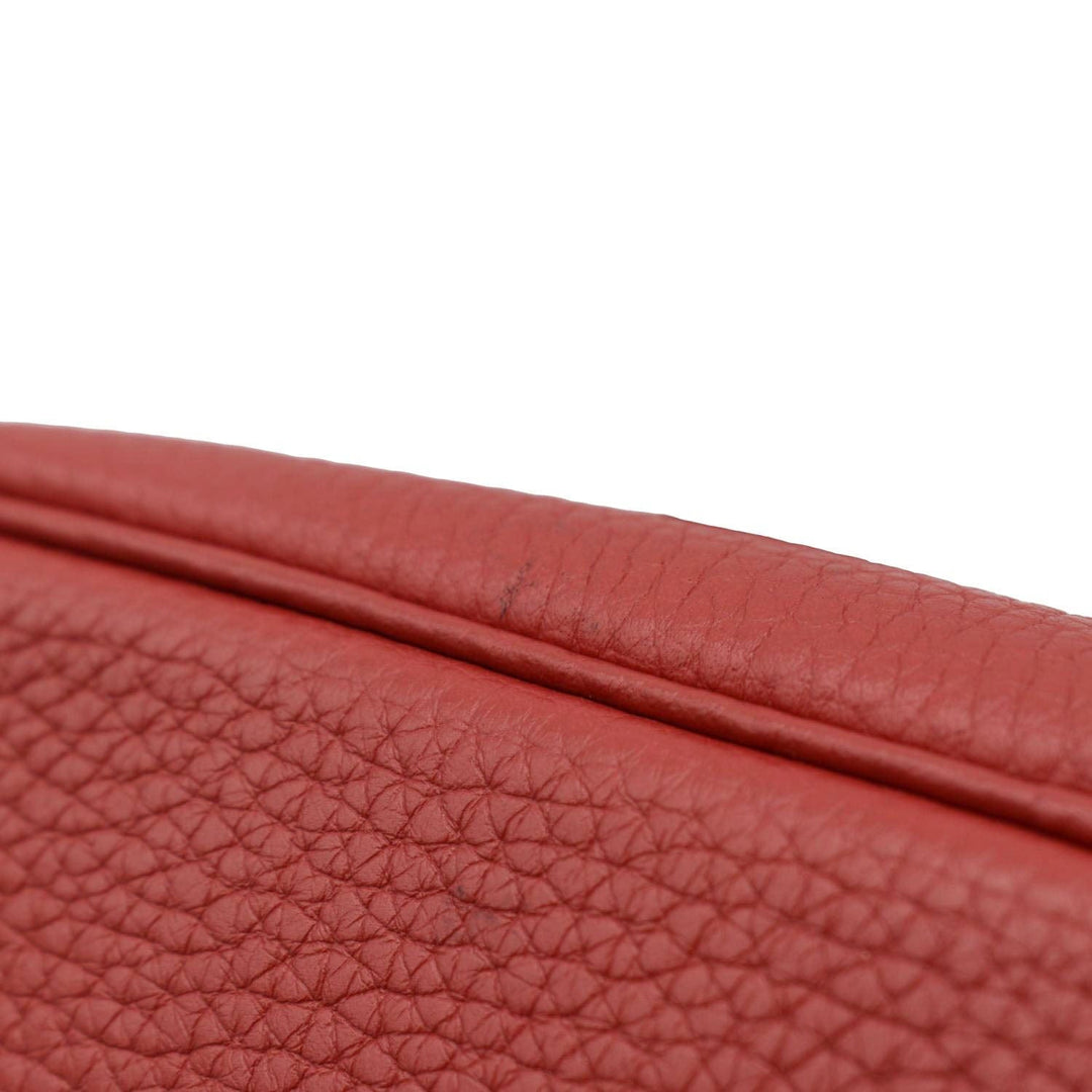 Top quality Hermes Picotin Lock 22 Taurillon Clemence Leather Hobo Bag Red