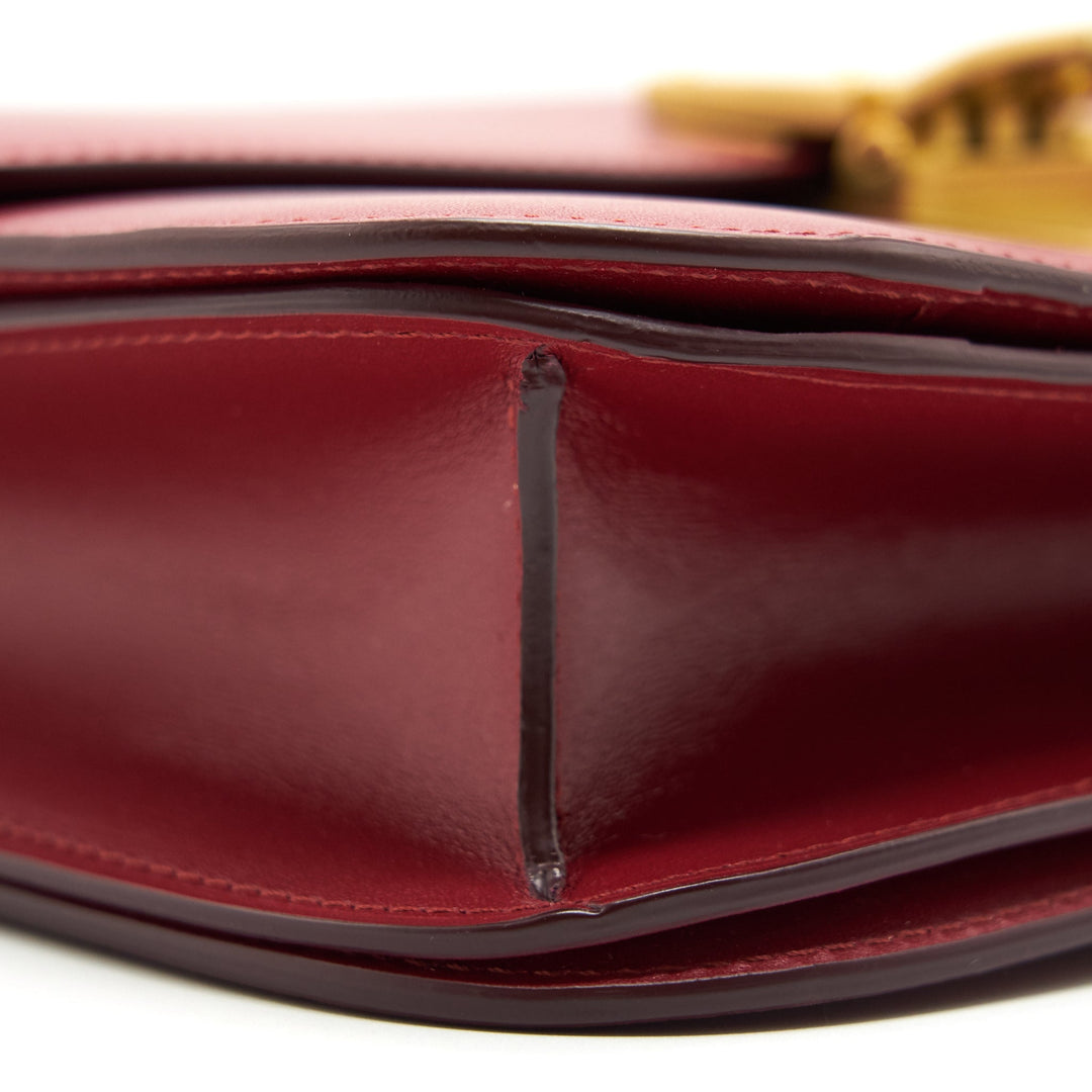 Celine MEDIUM CLASSIC BOX BAG CALFSKIN RED