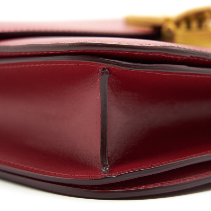 Celine MEDIUM CLASSIC BOX BAG CALFSKIN RED