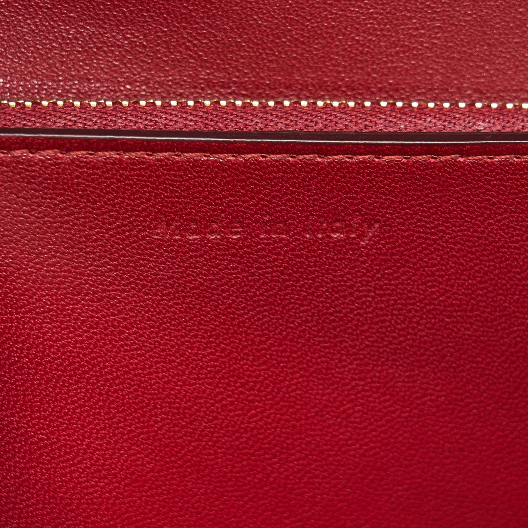Celine MEDIUM CLASSIC BOX BAG CALFSKIN RED