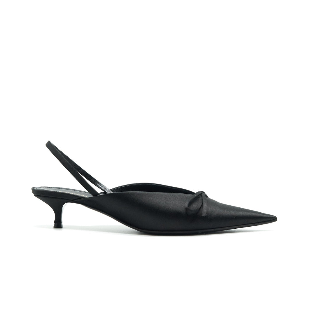 Top Quality Balenciaga BOW KNIFE SLINGBACK BLACK Size37