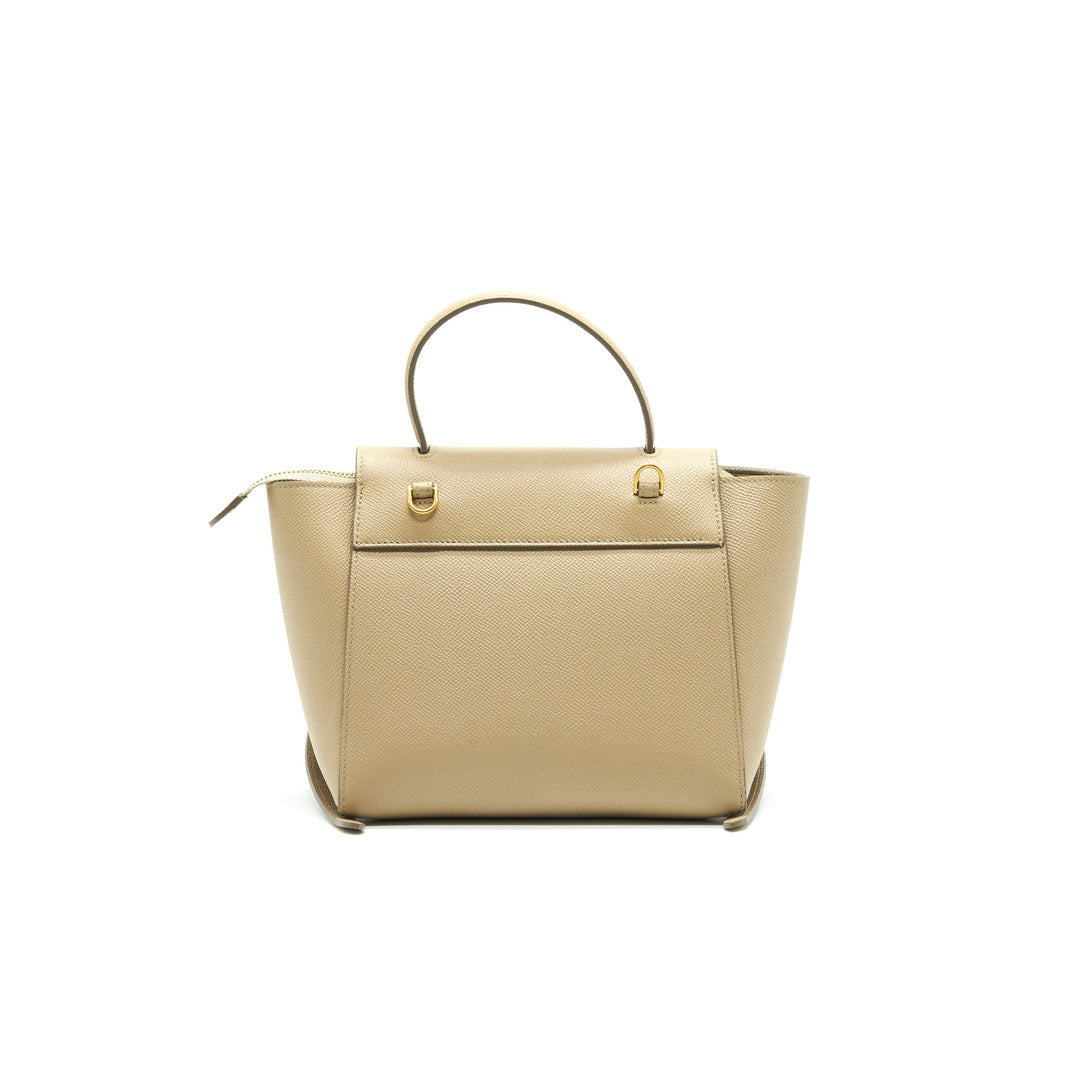Celine Nano Belt Trained Calfskin Taupe